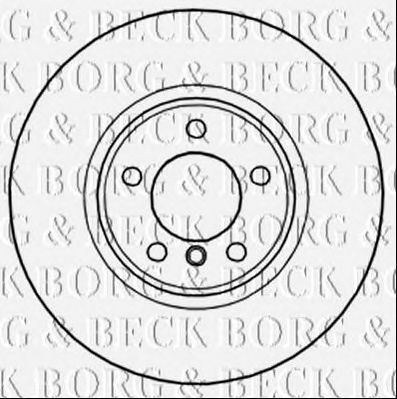 BORG & BECK bbd6010s -  Тормозной диск